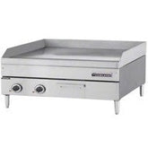 24" Heavy-Duty Electric Countertop Griddle w/ Side and Rear Splash Guards. - Mabrook Hotel Supplies